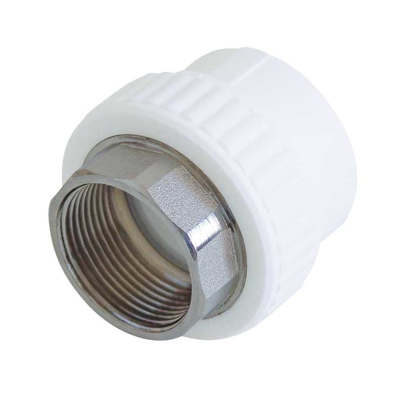 Муфта комбинированная KALDE 63 х 2" ВР под ключ полипропиленовая PP белая