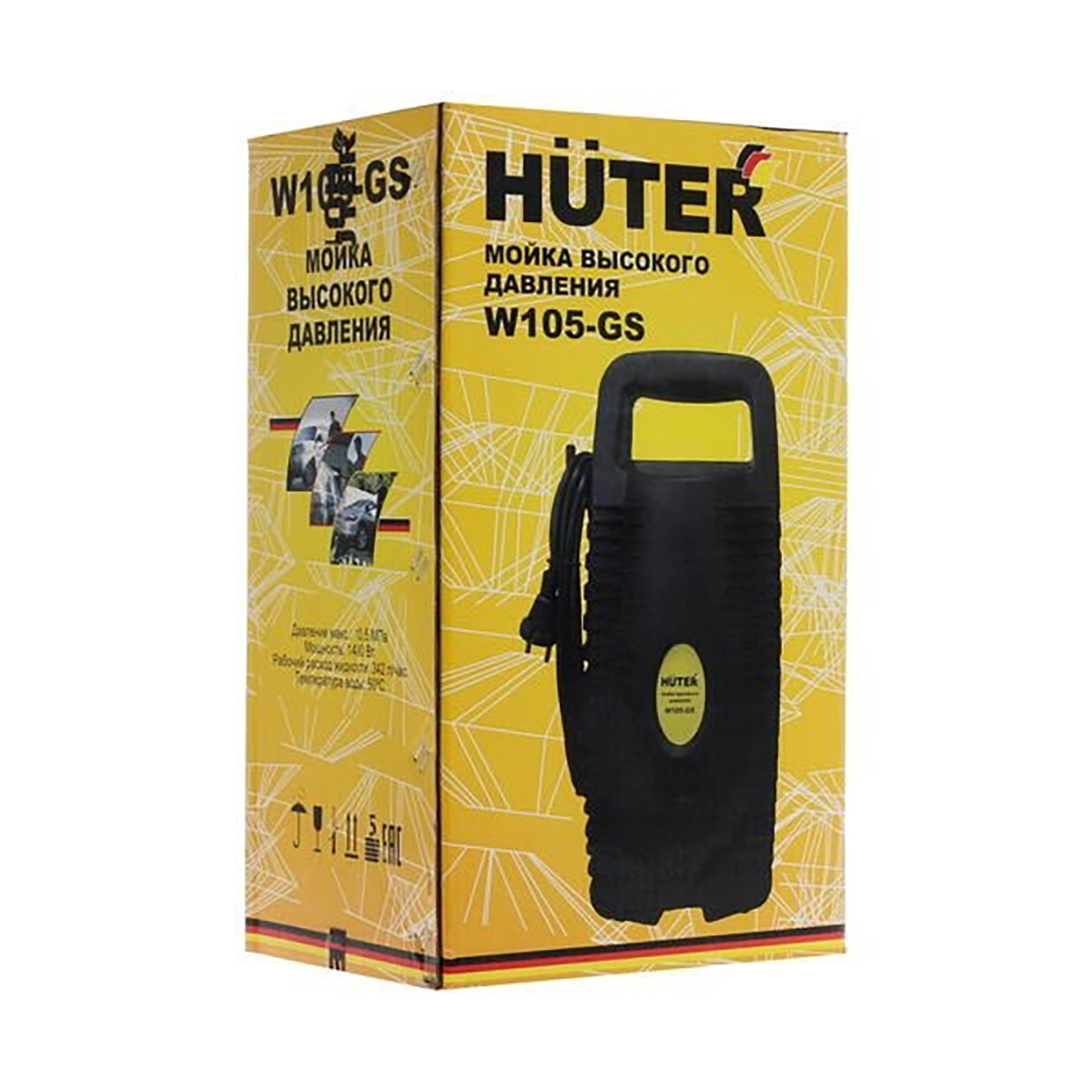 Мойка высокого давления w105-gs (1) "huter"