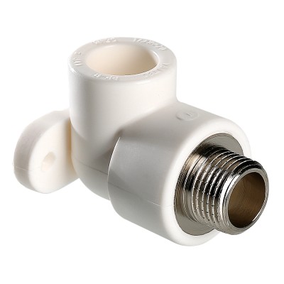 Водорозетка одинарная 20 х 1/2" (НР) полипропилен PP-R VALTEC белая