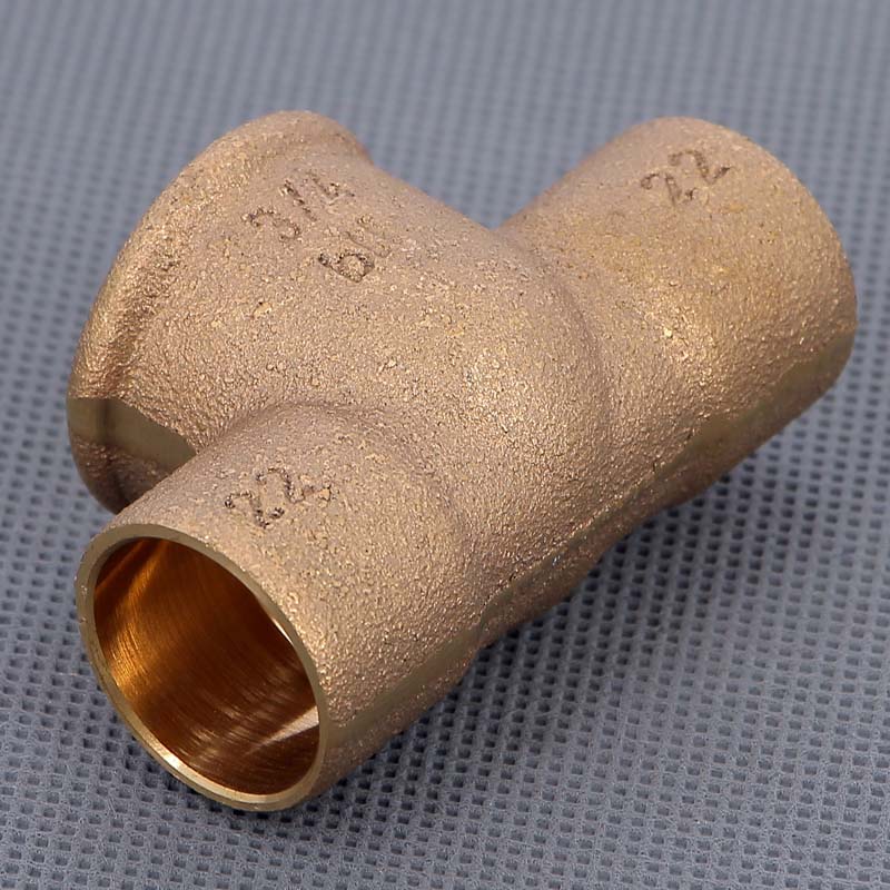 Тройник переходной под пайку ВР 22 х 3/4" VIEGA медный