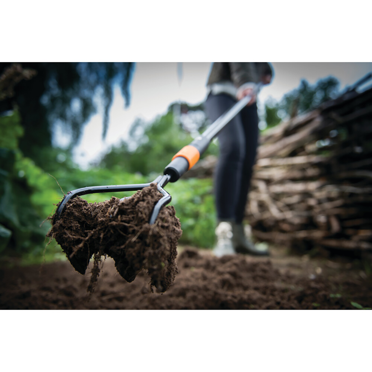 Вилка садовая (культиватор) "quikfit" (1/6) "fiskars" 1000680