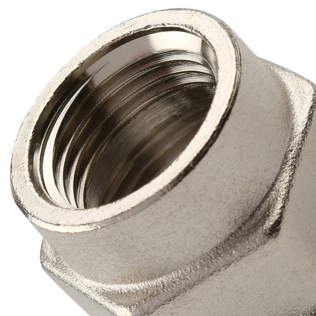 Муфта резьбовая ВР 3/4" x 1/2" никель TIEMME