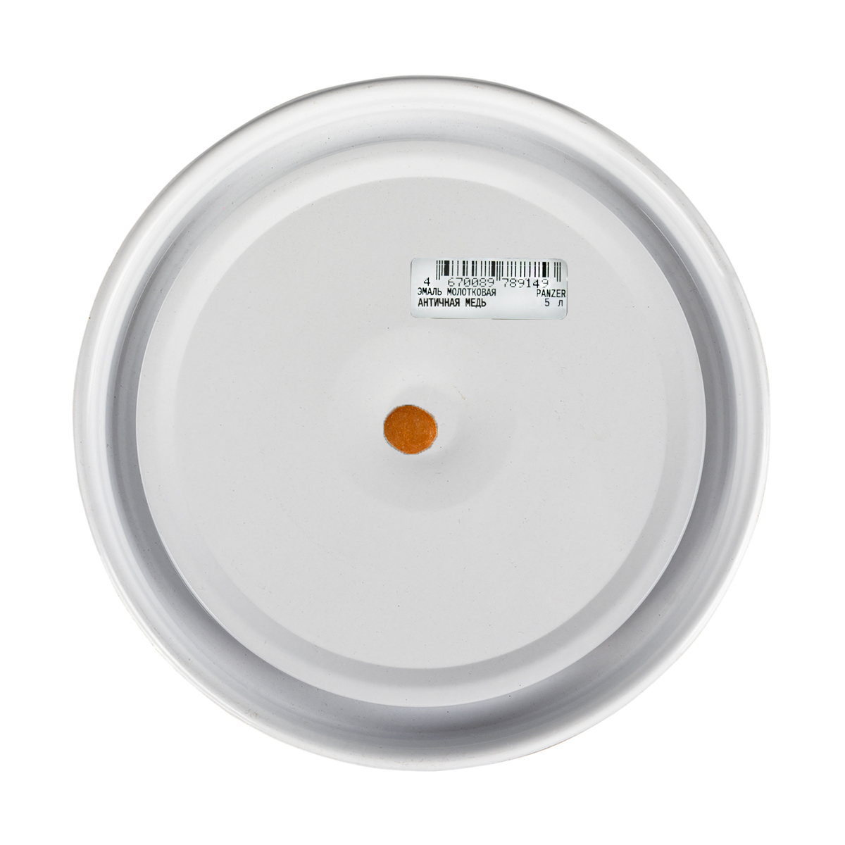 Эмаль универсальная молотковая античная медь 5 л (1/2) "panzer"