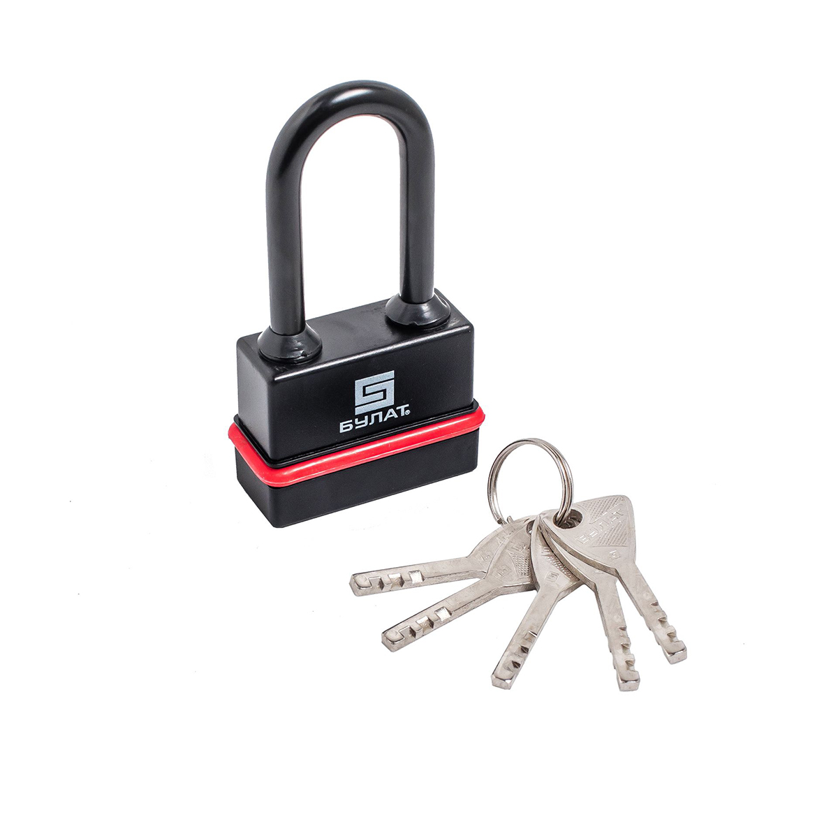 Замок навесной всепогодный вс 3-н65-01 пл 9 мм (5 ключей) (1/6/36) "булат"