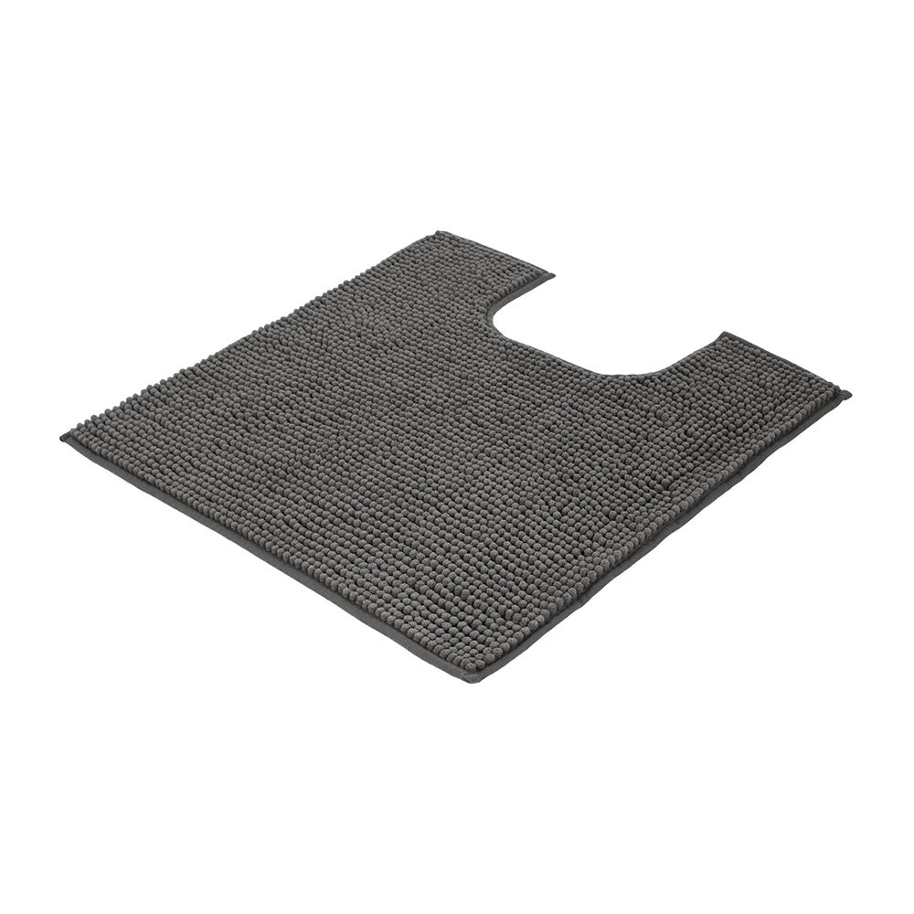 Коврик для туалета "spa" 60*55 см (серый) (1/10) "vortex" 24268