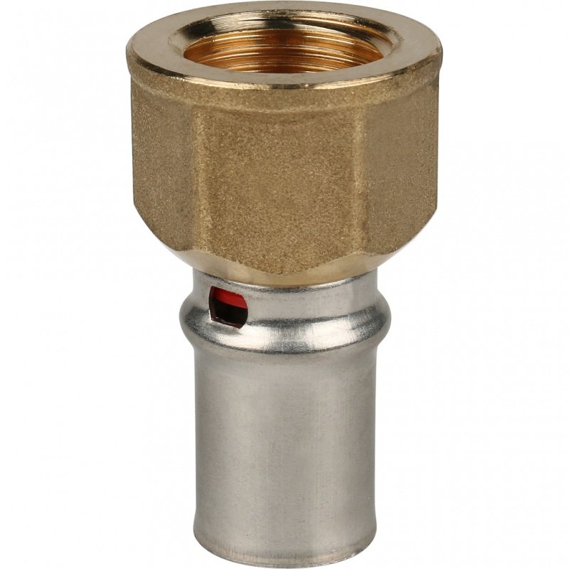 Муфта переходная под пресс 16 x 1/2" (ВР) STOUT для МП труб