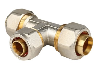 Тройник переходной 26х26х20 STOUT для металлопластиковых труб