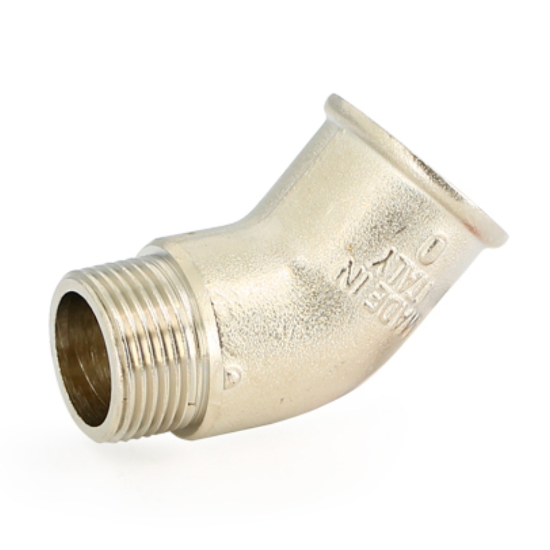 Угол резьбовой 45° ВН 1/2" никель UNI-FITT