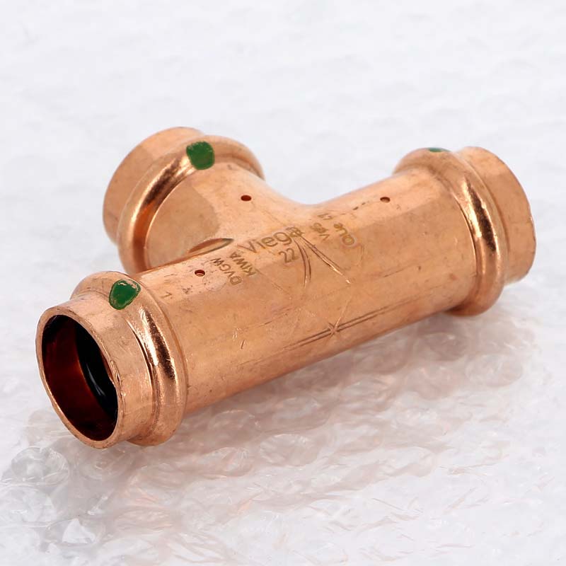 Тройник пресс медный Profipress VIEGA 22