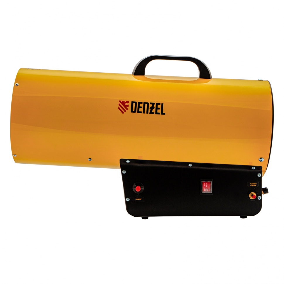 Газовая тепловая пушка GHG-50, 50 кВт, 1400 м3/ч, пропан-бутан Denzel (96480)