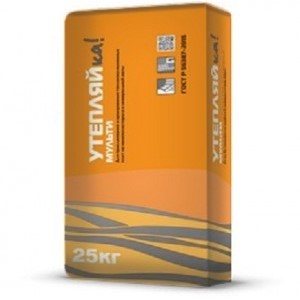 Клей для пенополистирола и плит из минеральной ваты-Утепляйка® «Мульти» 25 кг