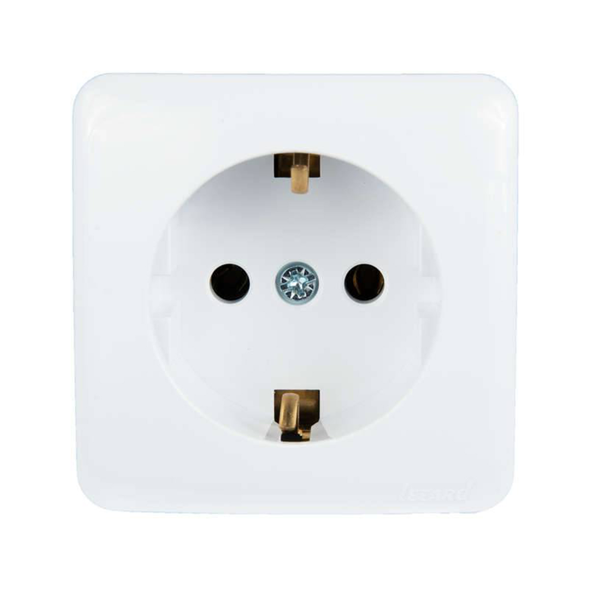 Розетка открыт. уст. "viola" 1 местн. с заземл. (керамика) белый (1/12/144) "lezard" 751-0200-122