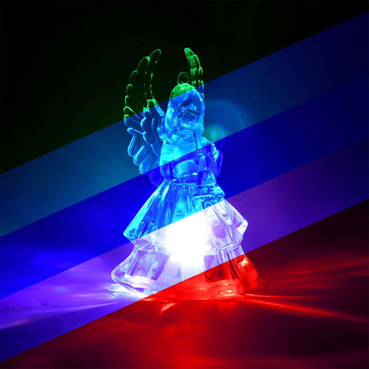 Фигурка "ангел" светодиодная 5*9,5 см, с батарейкой (1/60) "vegas"