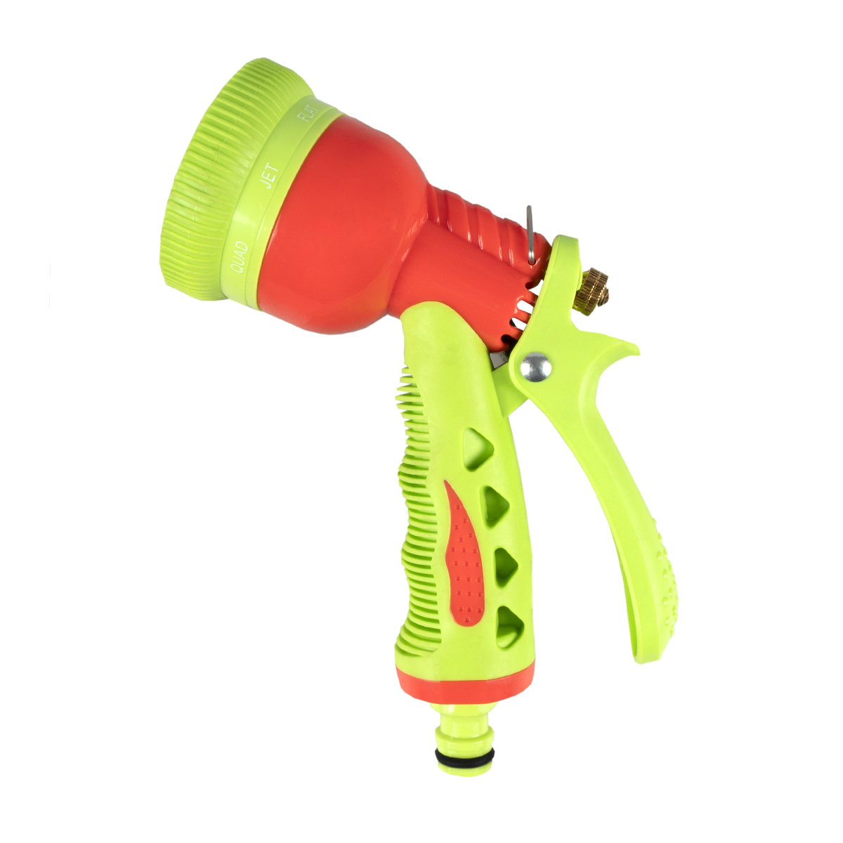 Пистолет-разбрызгиватель пластм. 8 режимов латунный шток (1/6/48) "feona" 003-2015