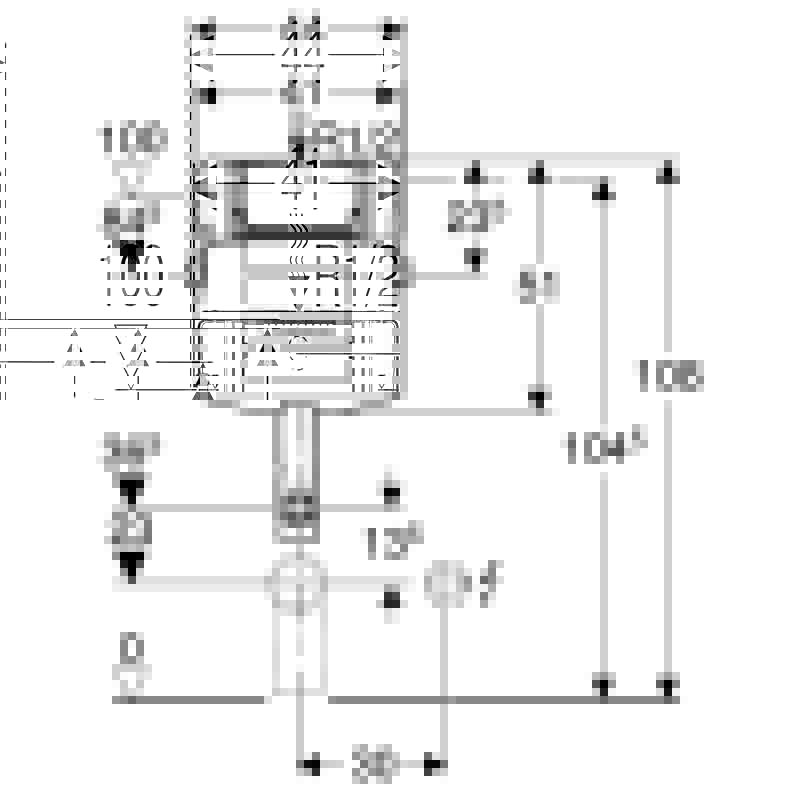 Бачок смывной Geberit Sigma для скрытого монтажа 12 см (6/3 л)