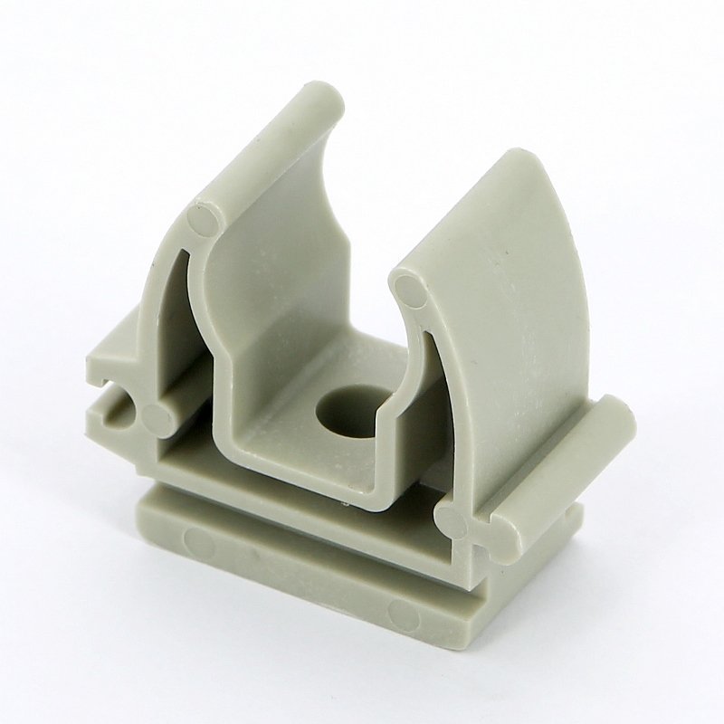 Крепеж настенный одинарный 25 мм полипропилен PP-R FV-PLAST серый