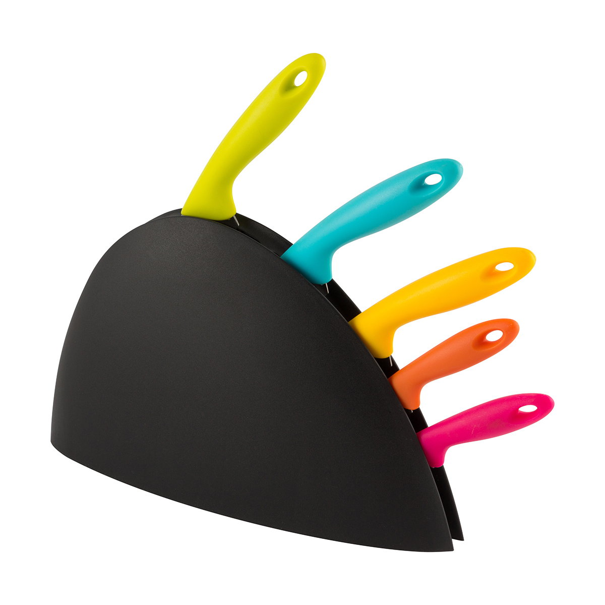 Ножи нерж. на подставке "divo" набор 6 предм. ручки пластм. (1/6) "mallony"