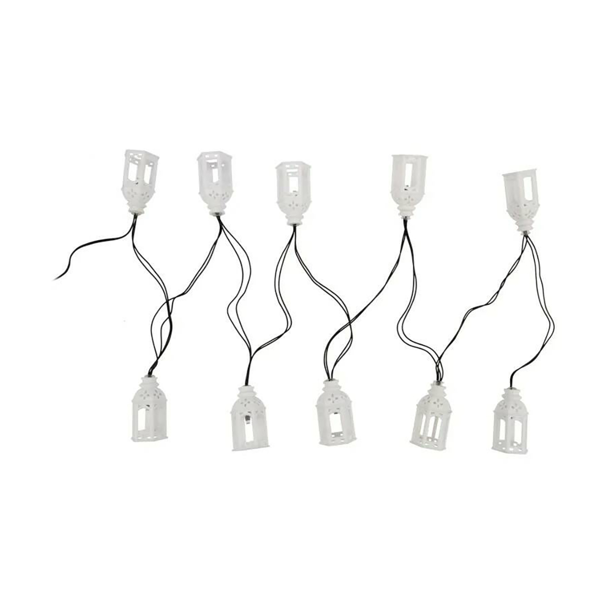 Гирлянда садовая (led) "керосиновая лампа"  ip65  5 м, 2 реж., солнеч. бат. (1/12) "lamper" 602-251