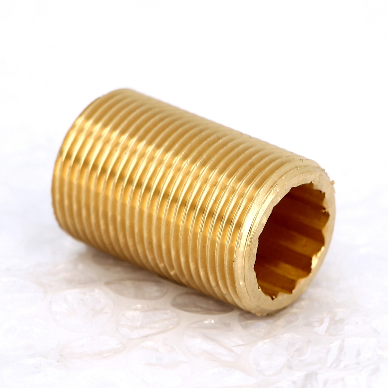 Сгон сплошной резьбовой (НР) 3/4" x 40 мм бронза VIEGA (319328)