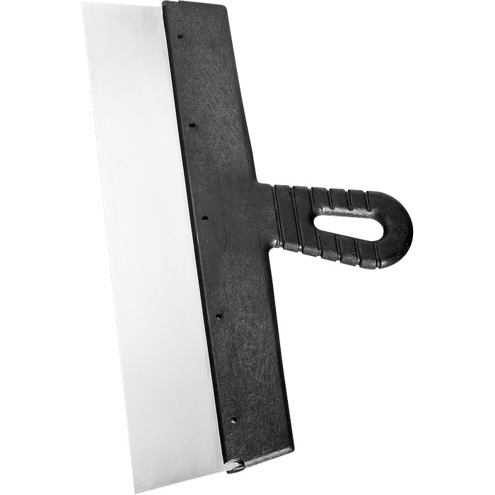 Шпатель фасадный из нержавеющей стали, 600 мм, пластмассовая ручка Сибртех (85452)