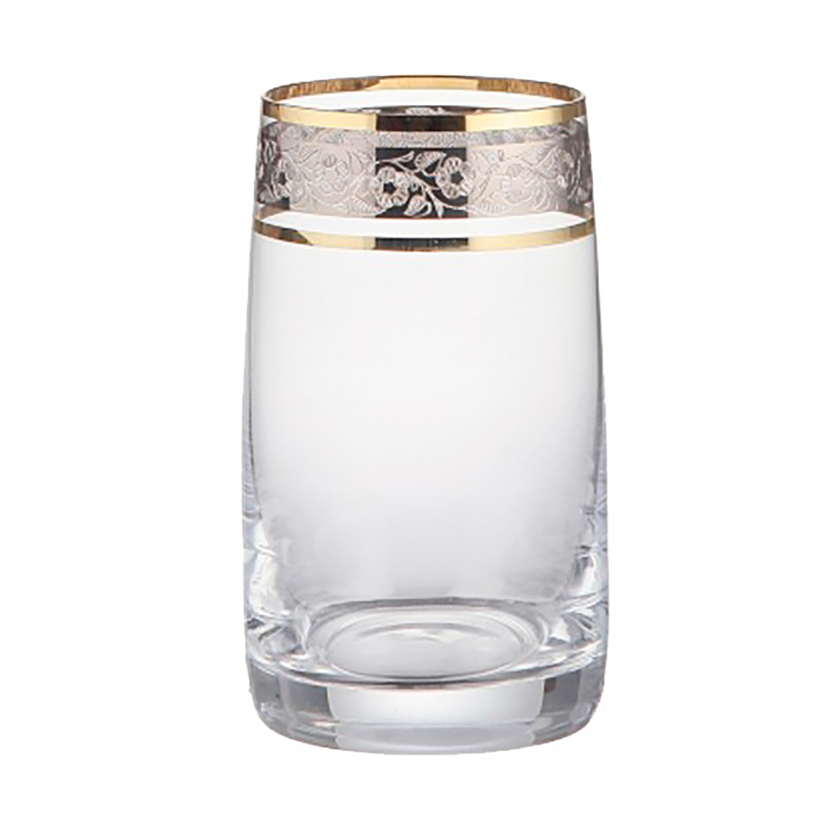 Стакан "ideal" панто платина 250 мл (набор 6 шт.) (1/8) "crystalex" 25015/43249/250