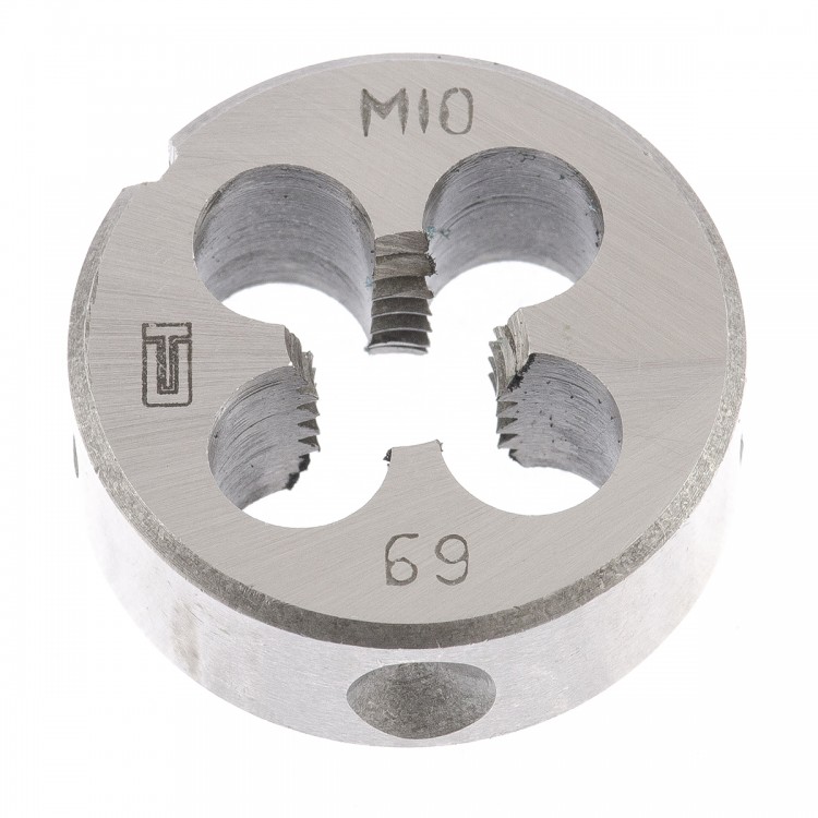 Плашка М10 х 1.5 мм Сибртех (77027)