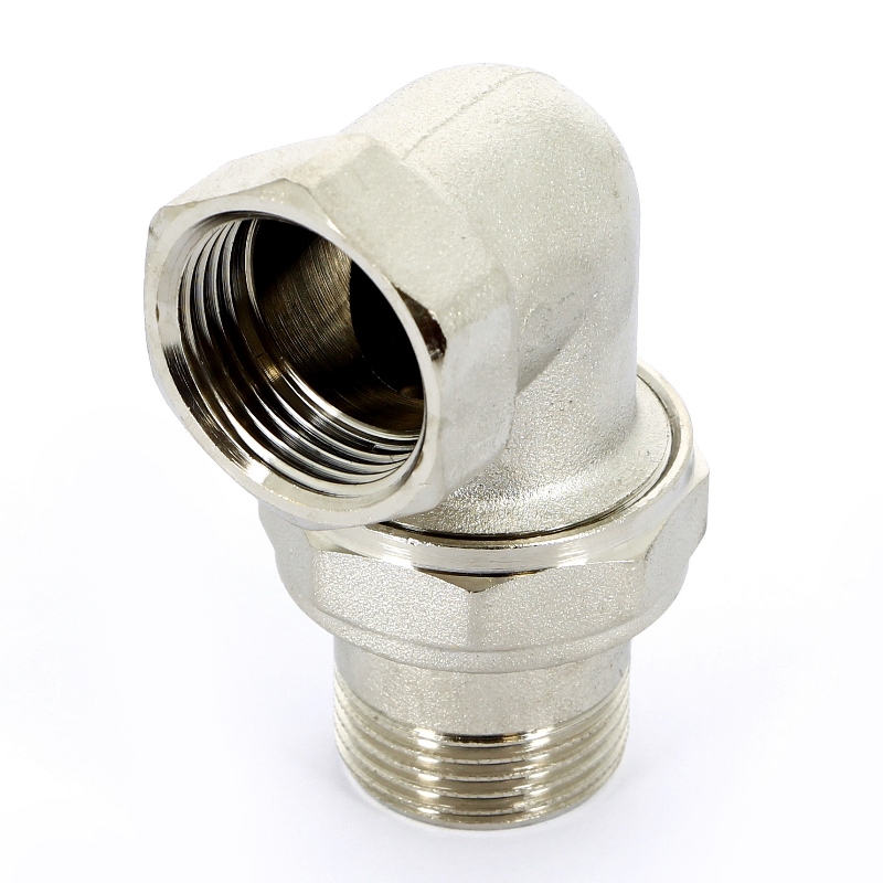 Американка угловая с прокладкой O-RING 1" x 1" ВН никель UNI-FITT