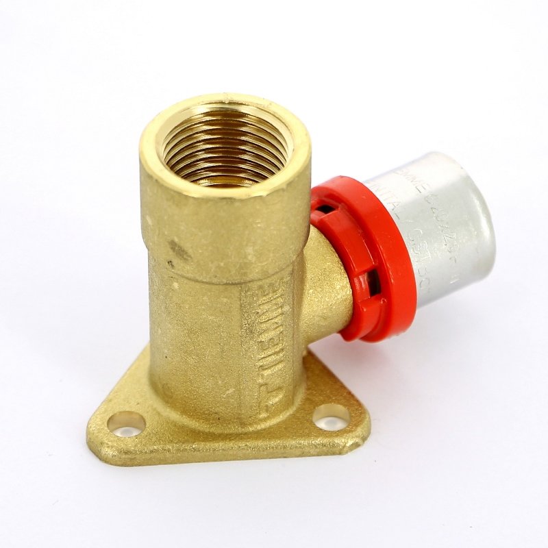 Водорозетка 20 x 1/2" пресс-В для МП труб TIEMME h=53 мм