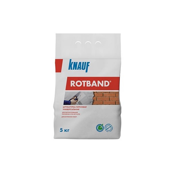 Гипсовая штукатурка Кнауф 5 КГ Ротбанд