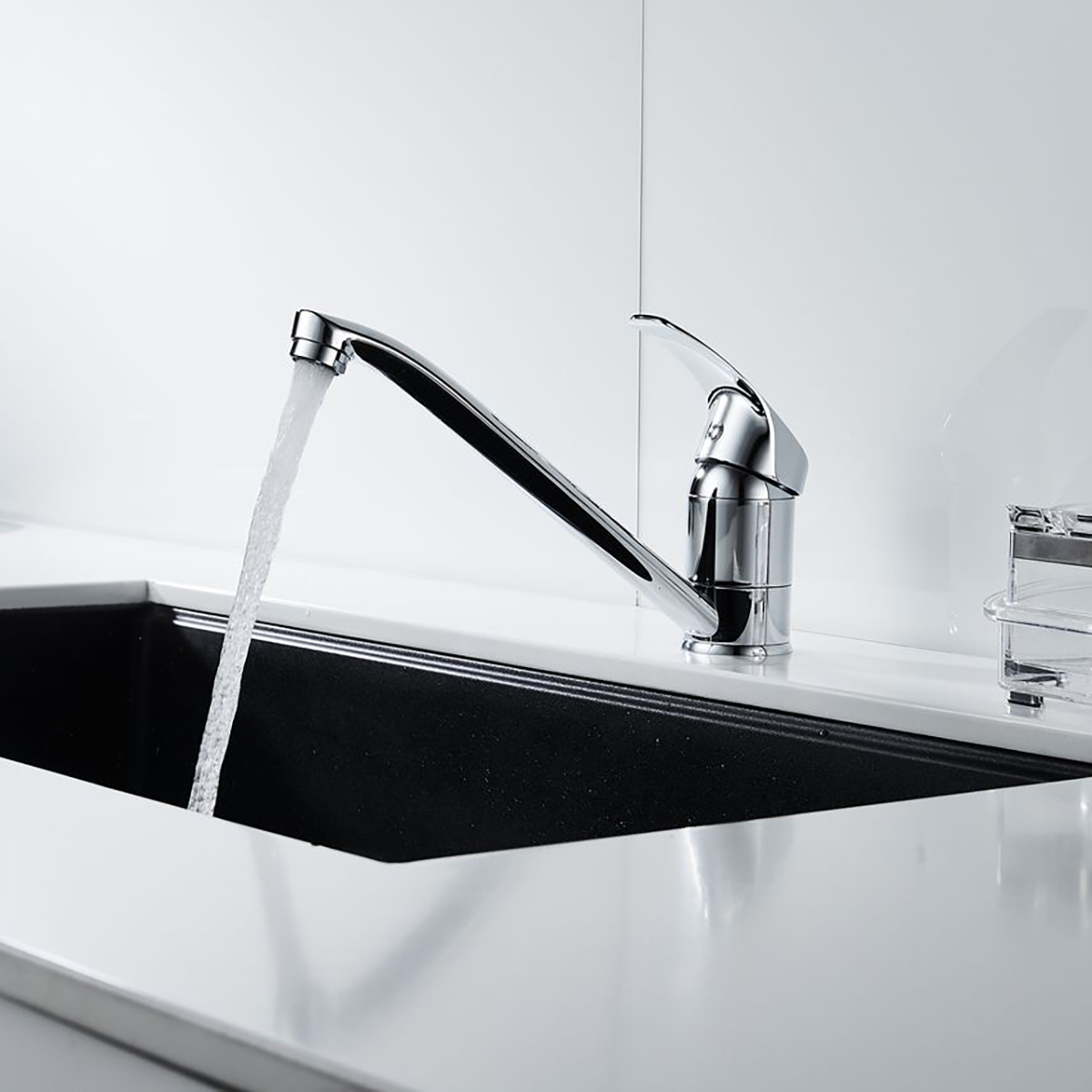 Смеситель для кухни dr71018 поворотн. излив (1/12) "decoroom"