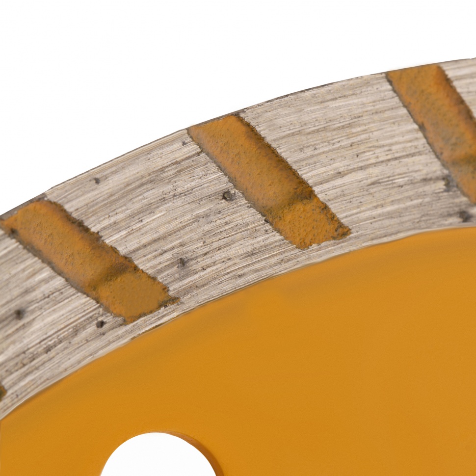 Диск алмазный, отрезной Turbo, 115 х 22.2 мм, сухая резка Denzel (73106)