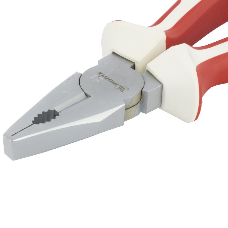 Плоскогубцы WHite Nickel, 200 мм, никелированные, трехкомпонентные рукоятки Matrix (17076)