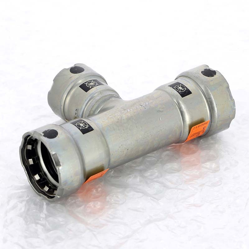 Тройник пресс оцинкованная сталь Megapress VIEGA 3/4" х 1/2" х 3/4"