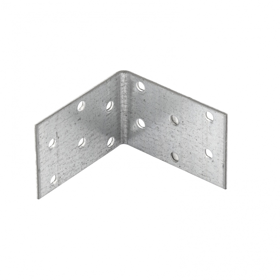 Крепежный уголок равносторонний 2 мм, KUR 60 x 60 x 40 мм Сибртех (46419)
