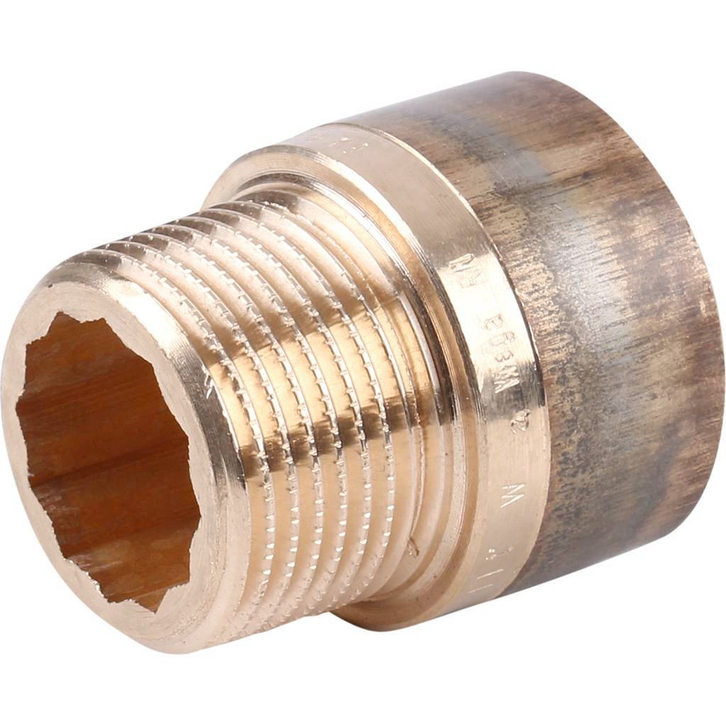 Удлинитель резьбовой 1/2" x 30 мм ВН бронза VIEGA (354992)