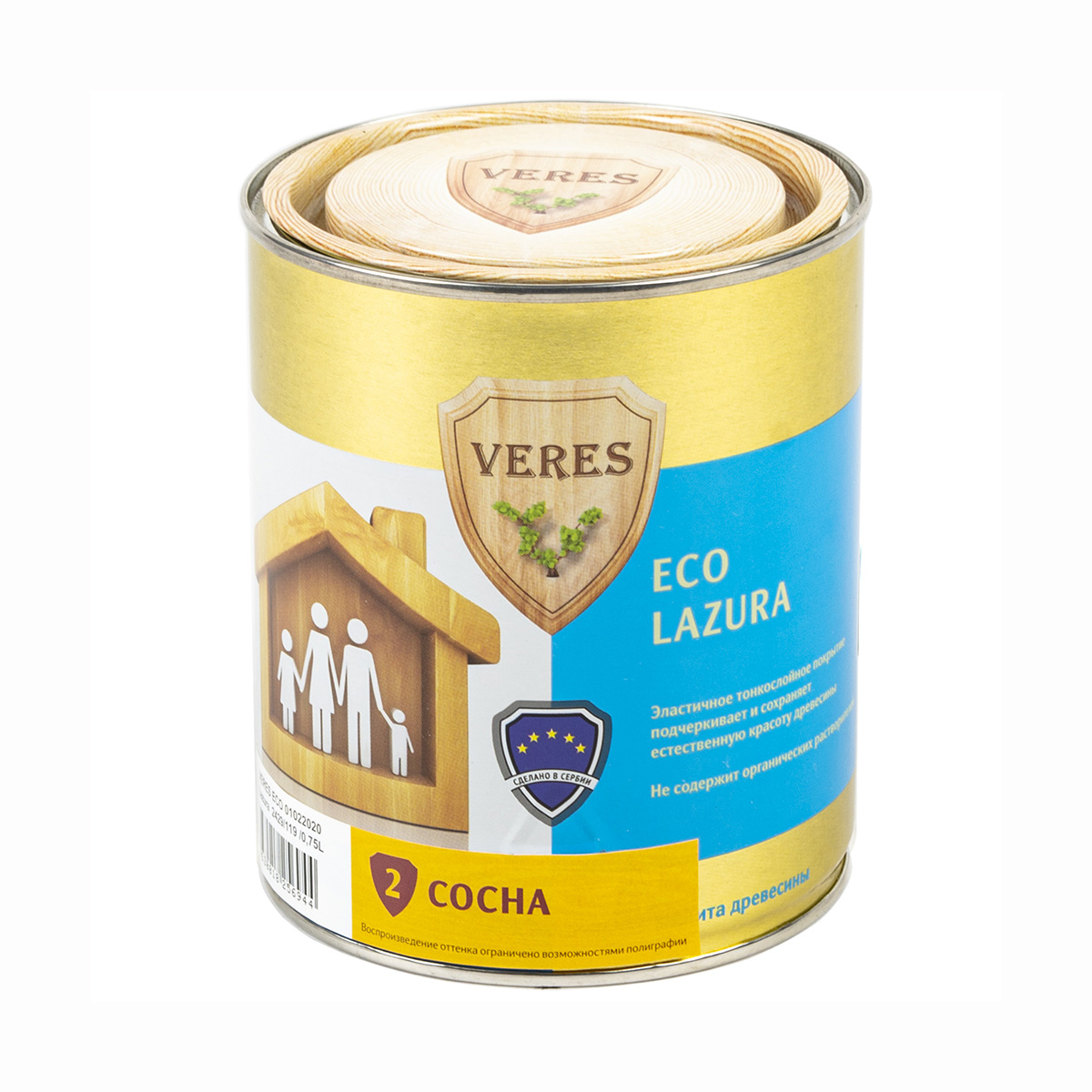 Верес эко № 2 сосна  0,75 л (1/6) "veres"