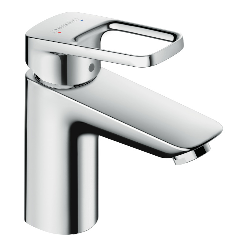 Смеситель для раковины HansGrohe 100 HG Logis Loop со сливным гарнитуром