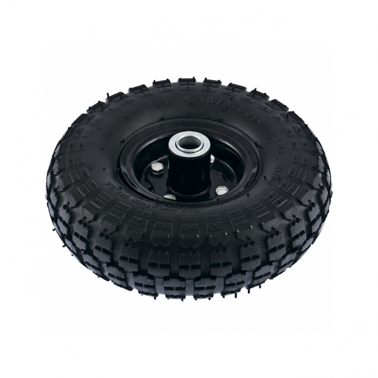 Колесо пневматическое 4.10/3.50-4, колесо D 260 мм. внутренний подшипник D 20 мм, длина оси 50 мм PalisaD (68970)