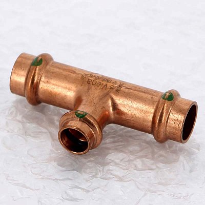 Тройник пресс медь Profipress VIEGA 15 х 12 х 15