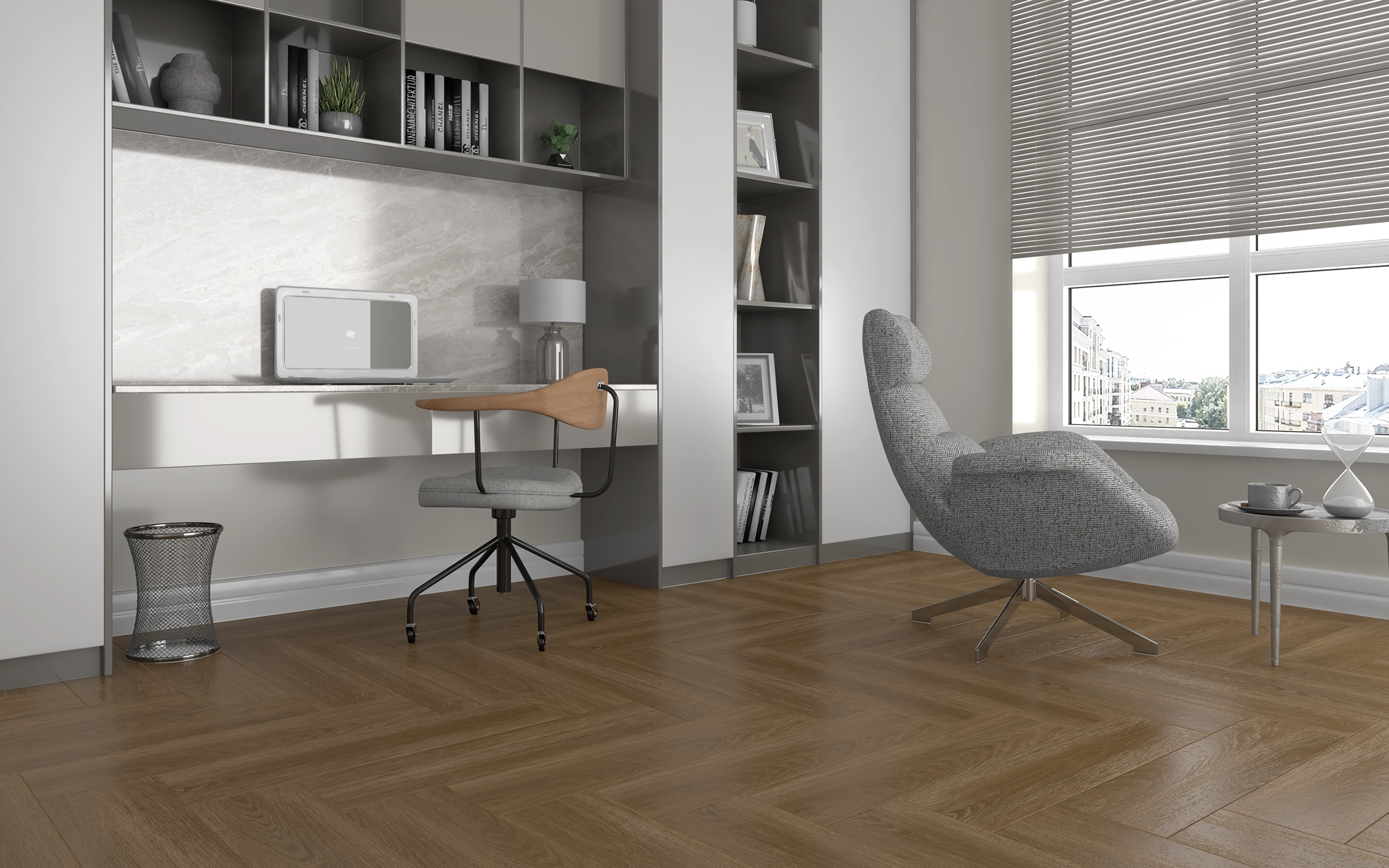 Madera керамогранит коричневый 19,60x79,80