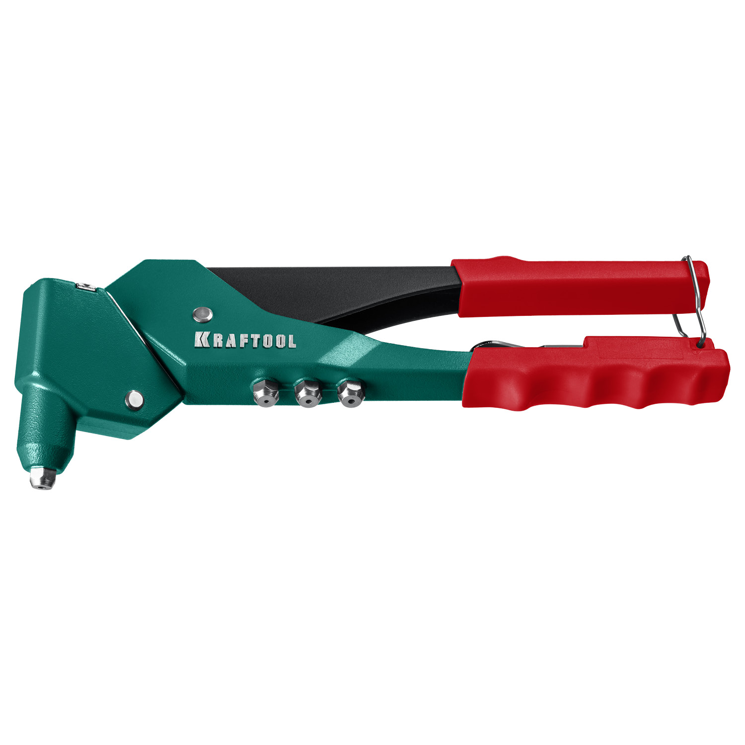 KRAFTOOL RX-7, 360°, 2.4 - 4.8 мм, литой поворотный заклепочник в кейсе (31176-H6)