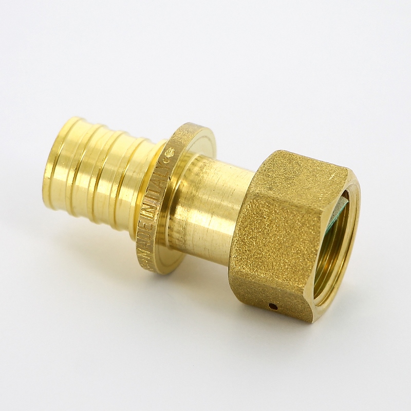 Муфта с накидной гайкой 16 x 1/2" аксиальная для труб PE-X UNI-FITT