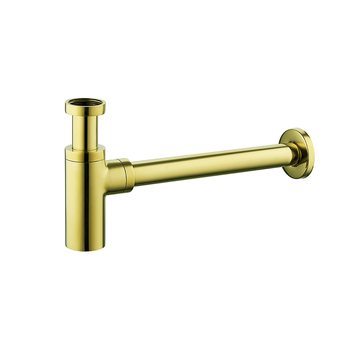 Сифон для раковины металл. f82-3, золото (1/20) "frap"