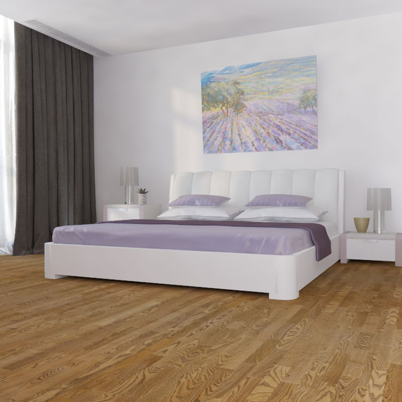 Паркетная доска Polarwood Ясень Мун масло трехполосный Ash Moon Oiled Loc 3S