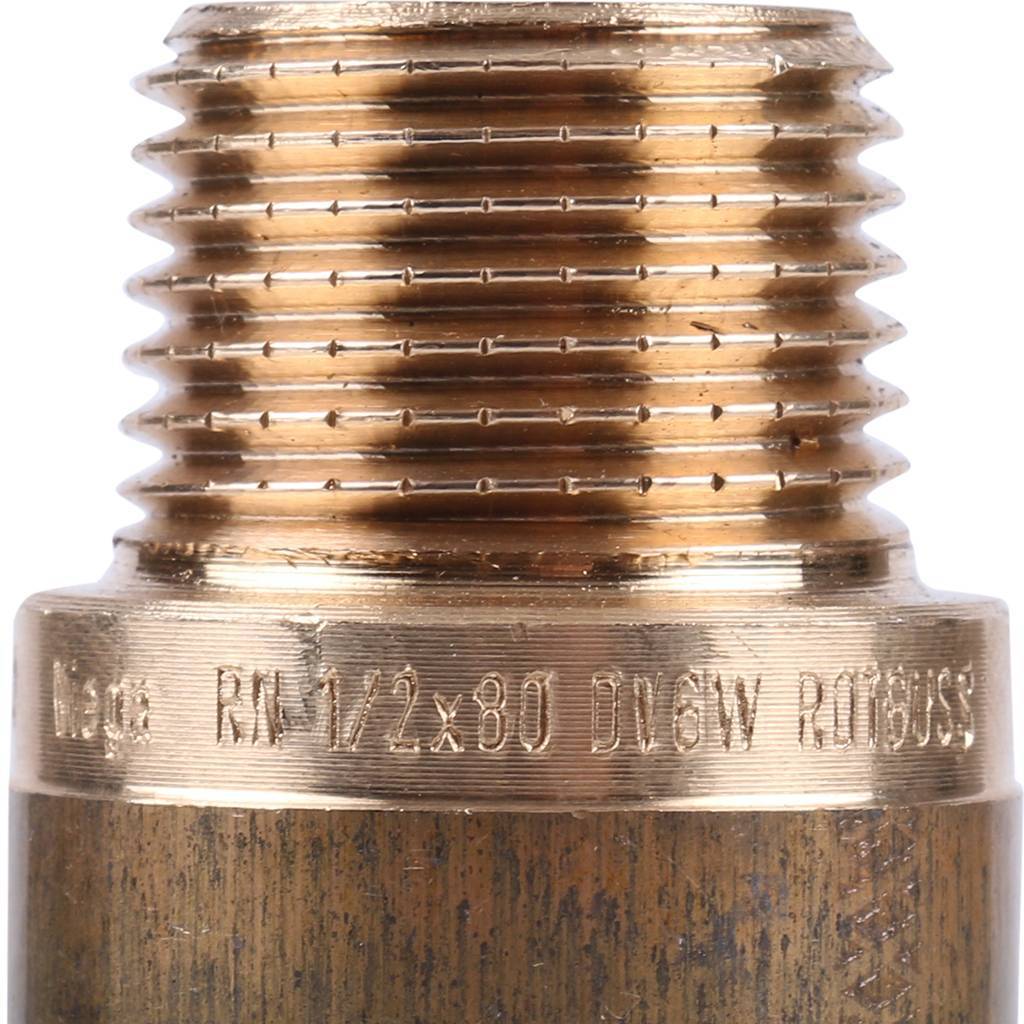 Удлинитель резьбовой 1/2" x 80 мм ВН бронза VIEGA (357238)