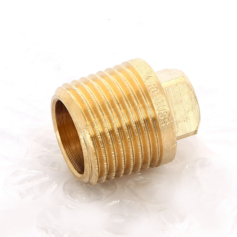 Заглушка резьбовая (НР) 1/4" с квадратом, бронза VIEGA (320072)