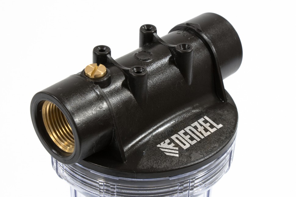 Фильтр тонкой очистки F2, объем 2 л, D 1" Denzel (97282)