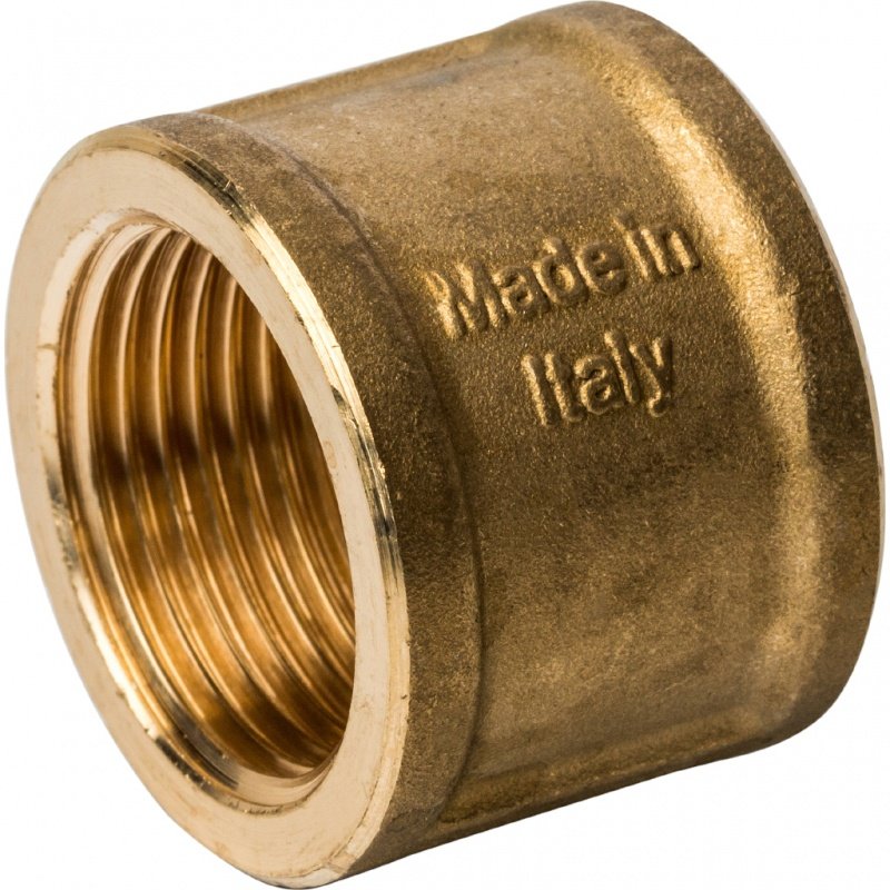 Муфта резьбовая 1" ВР латунь STOUT