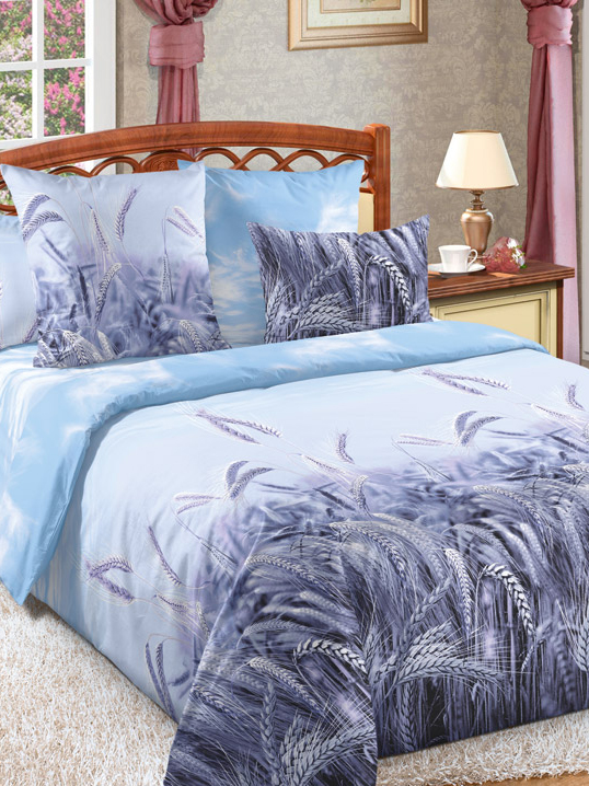 Постельное белье "утренние лучи" евро (перкаль 115 г/м) (1) амавес-текстиль