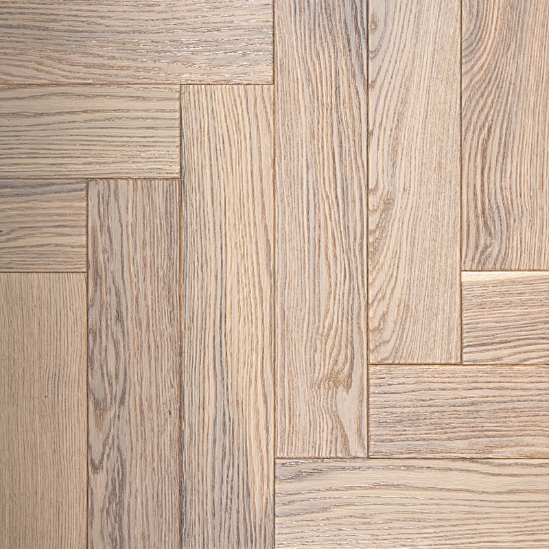 CROWNWOOD Лофт Английская елка 90° 2-х слойная (шип-паз) Арт.: 100404, Дуб Натур, Лак 500 x 100 x 14мм